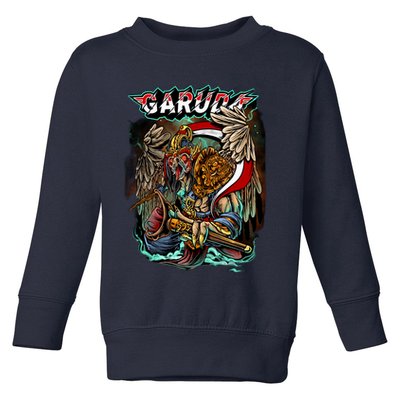 Eagle Holding Knife Toddler Sweatshirt