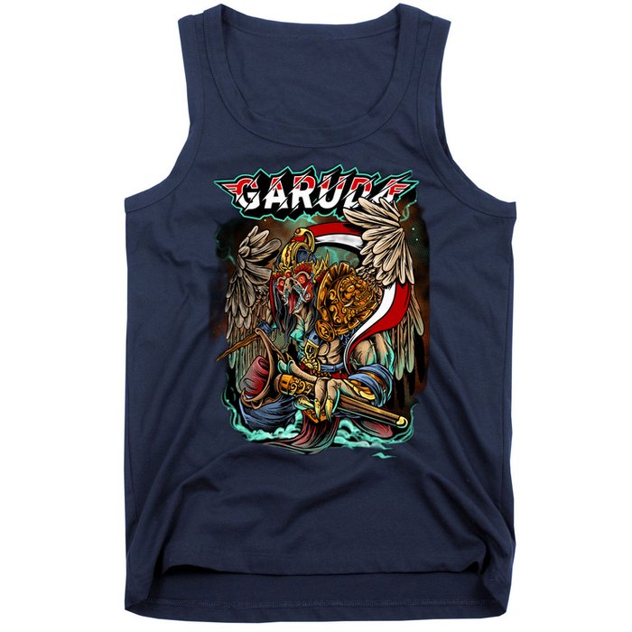 Eagle Holding Knife Tank Top