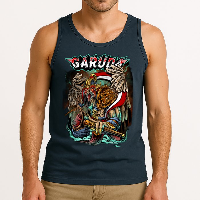 Eagle Holding Knife Tank Top