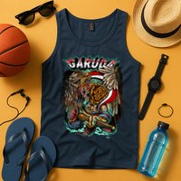Eagle Holding Knife Tank Top