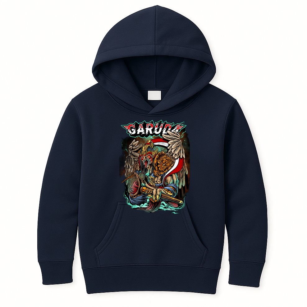 Eagle Holding Knife Kids Hoodie