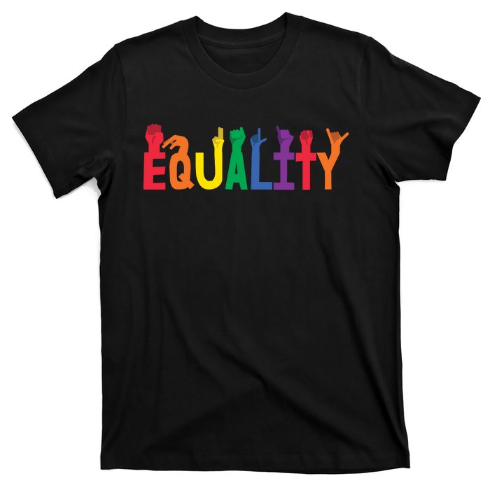 Equality Handsign Lgbtq Supporter T-Shirt