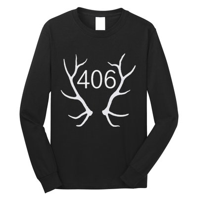Elk Hunting Montana 406 Apparel Long Sleeve Shirt