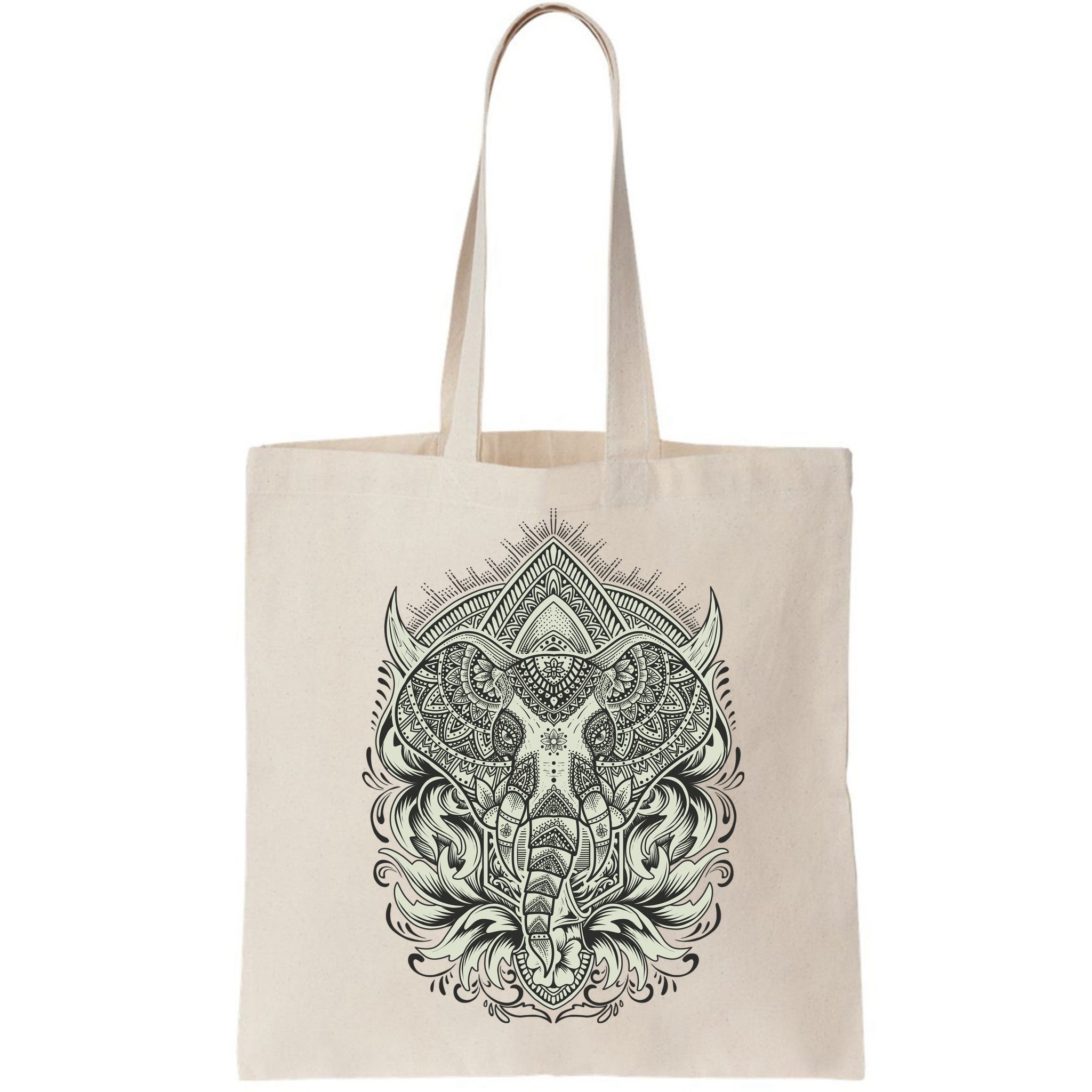 Elephant Head Mandala Bag