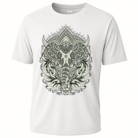 Elephant Head Mandala Cooling Performance Crew T-Shirt