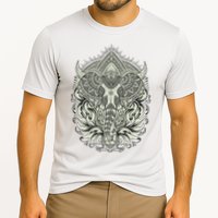 Elephant Head Mandala Cooling Performance Crew T-Shirt