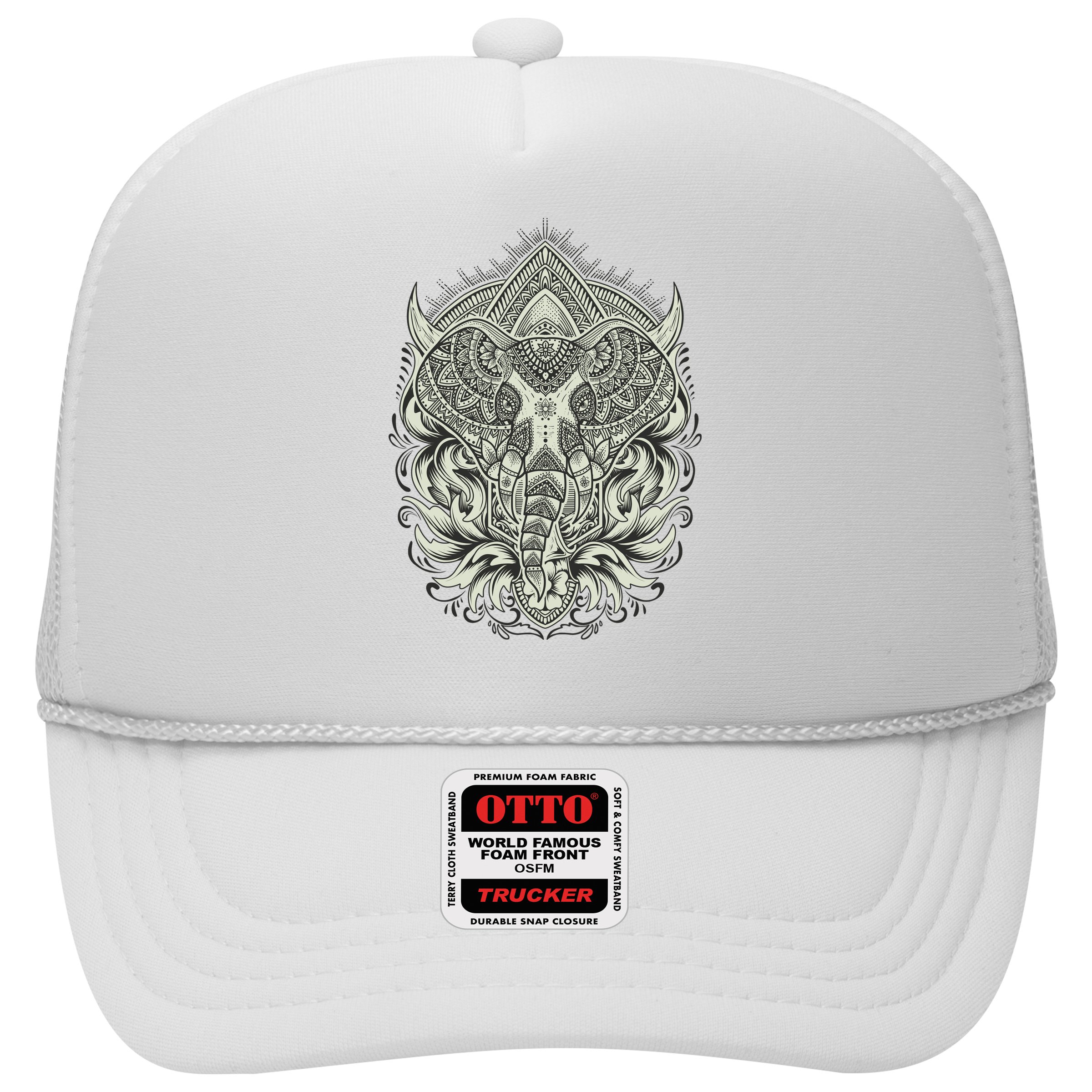 Elephant Head Mandala Hat