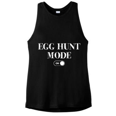 Egg Hunt Mode On Funny Easter Ladies PosiCharge Tri-Blend Wicking Tank