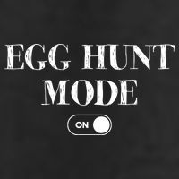 Egg Hunt Mode On Funny Easter 7 Panel Mesh Trucker Snapback Hat
