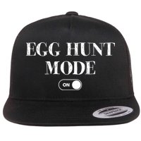 Egg Hunt Mode On Funny Easter Flatbill Hat