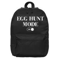 Egg Hunt Mode On Funny Easter 16 in Basic Backpack