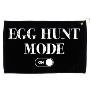 Egg Hunt Mode On Funny Easter Grommeted Golf Towel