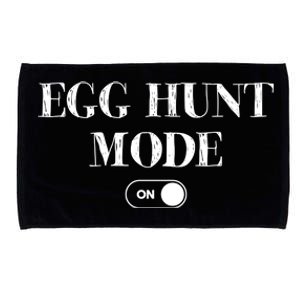 Egg Hunt Mode On Funny Easter Microfiber Hand Towel