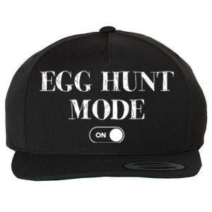 Egg Hunt Mode On Funny Easter Wool Snapback Cap