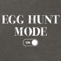Egg Hunt Mode On Funny Easter Cotton Canvas Backpack