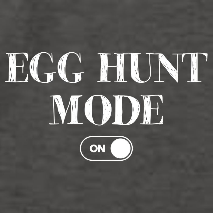 Egg Hunt Mode On Funny Easter Vector Backpack