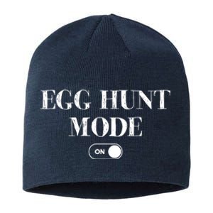 Egg Hunt Mode On Funny Easter Sustainable Beanie