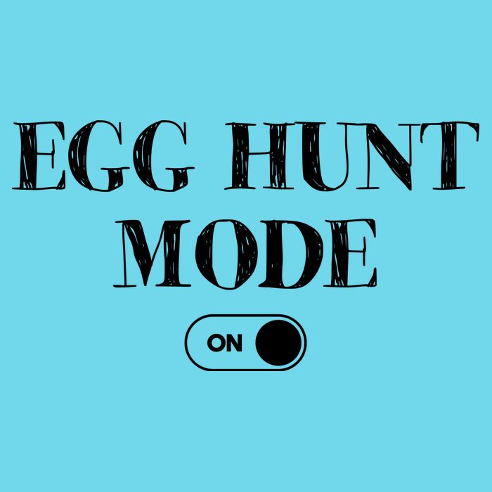 Egg Hunt Mode On Funny Easter Long Sleeve Shirt