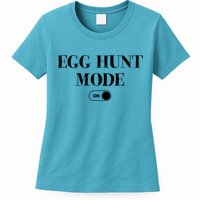 Egg Hunt Mode On Funny Easter Womens T-Shirt