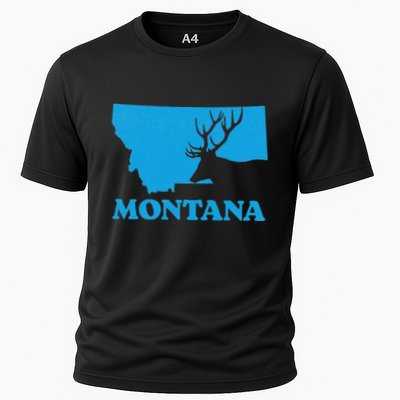 Elk Hunting Montana Deer Elk Hunter Mt State Performance Shirt