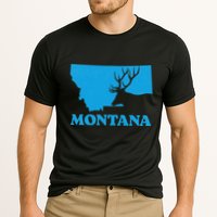 Elk Hunting Montana Deer Elk Hunter Mt State Cooling Performance Crew T-Shirt