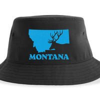 Elk Hunting Montana Deer Elk Hunter Mt State Sustainable Bucket Hat