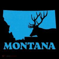 Elk Hunting Montana Deer Elk Hunter Mt State Flatbill Hat