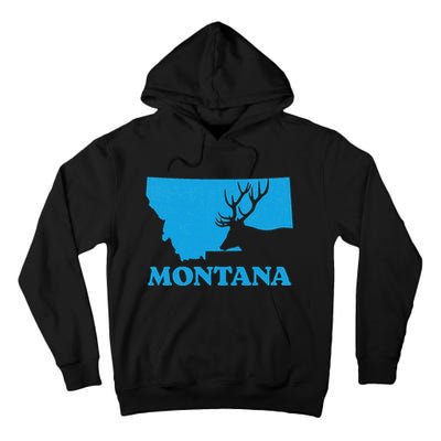 Elk Hunting Montana Deer Elk Hunter Mt State Tall Hoodie