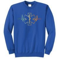 Emt Heartbeat Medical Worker First Responder Health Worker Gift Sweatshirt