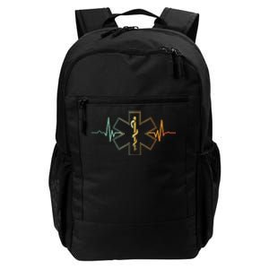 EMT Heartbeat Medical Worker First Responder Health Worker Daily Commute Backpack