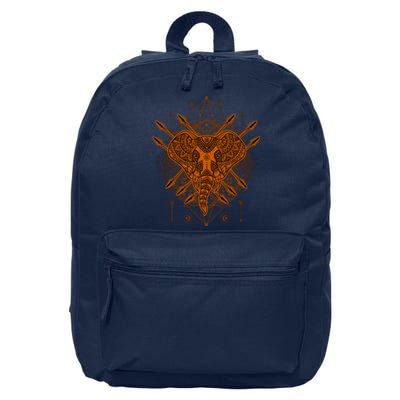 Elephant Head Mandala 16 in Basic Backpack