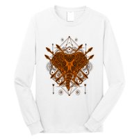 Elephant Head Mandala Long Sleeve Shirt