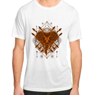 Elephant Head Mandala Adult ChromaSoft Performance T-Shirt