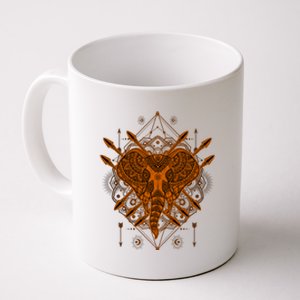 Elephant Head Mandala Coffee Mug