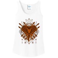 Elephant Head Mandala Ladies Essential Tank