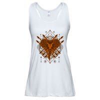 Elephant Head Mandala Ladies Essential Flowy Tank