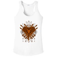 Elephant Head Mandala Ladies PosiCharge Competitor Racerback Tank