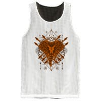 Elephant Head Mandala Mesh Reversible Basketball Jersey Tank