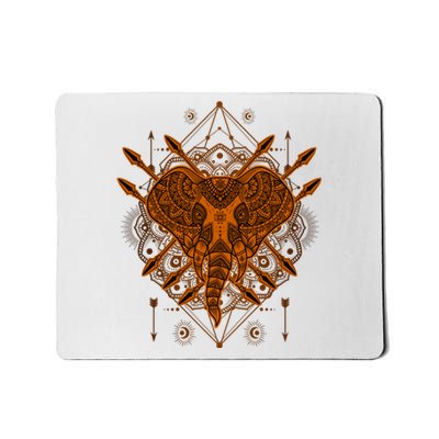 Elephant Head Mandala Mousepad