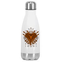 Elephant Head Mandala Stainless Steel Insulated Water Bottle