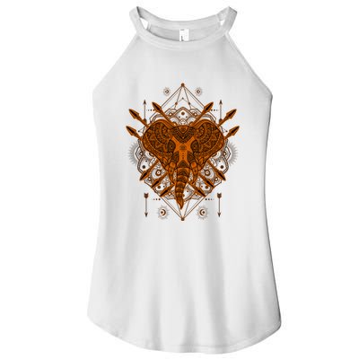 Elephant Head Mandala Women's Perfect Tri Rocker Tank