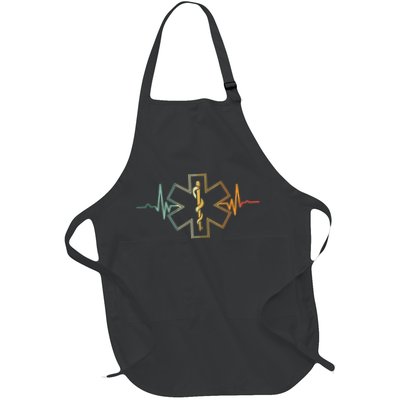 EMT Heartbeat Medical Worker First Responder Health Worker Apron