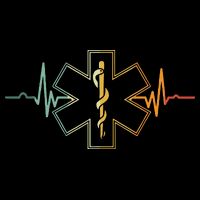 EMT Heartbeat Medical Worker First Responder Health Worker Sustainable Bucket Hat