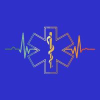 EMT Heartbeat Medical Worker First Responder Health Worker Poster