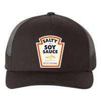 Easy Halloween Matching Costume Salty Soy Sauce Bottle Label Yupoong Adult 5-Panel Trucker Hat