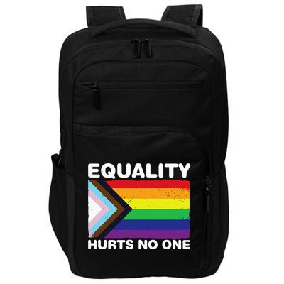 Equality Hurts No One Inclusive Progress Pride Flag Impact Tech Backpack