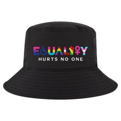 Equality Hurts No One LGBT Black Disabled  Right Kind Cool Comfort Performance Bucket Hat