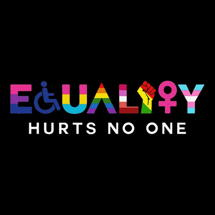 Equality Hurts No One LGBT Black Disabled  Right Kind Bucket Hat