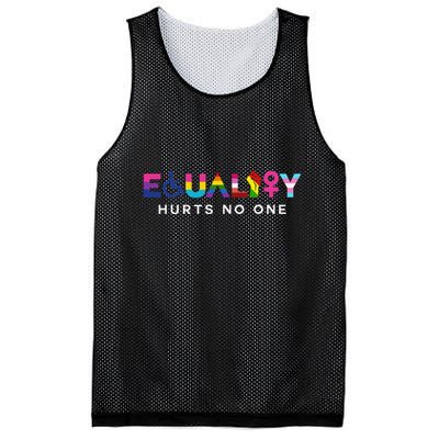 Equality Hurts No One LGBT Black Disabled  Right Kind Mesh Reversible Basketball Jersey Tank