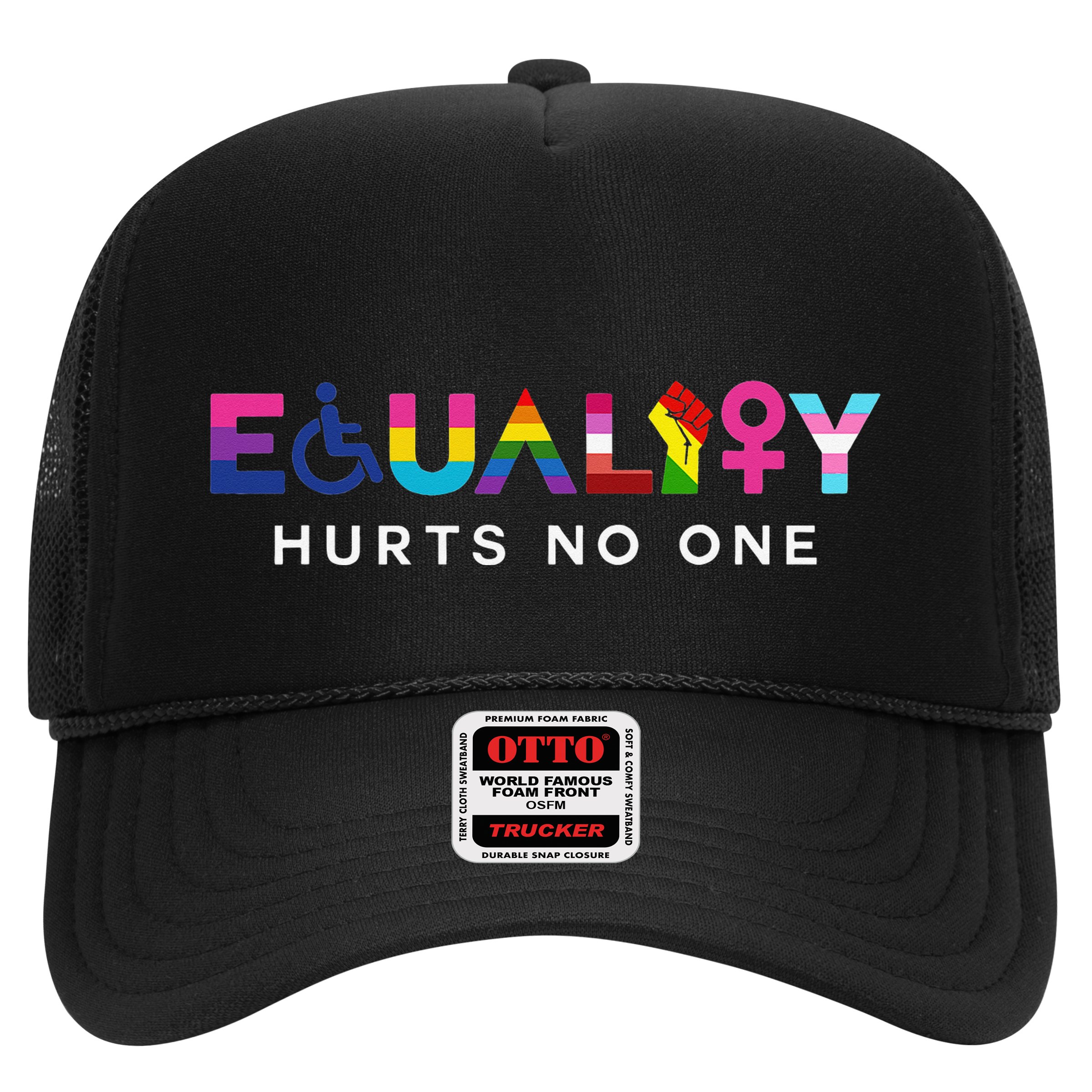 Equality Hurts No One LGBT Black Disabled  Right Kind Hat